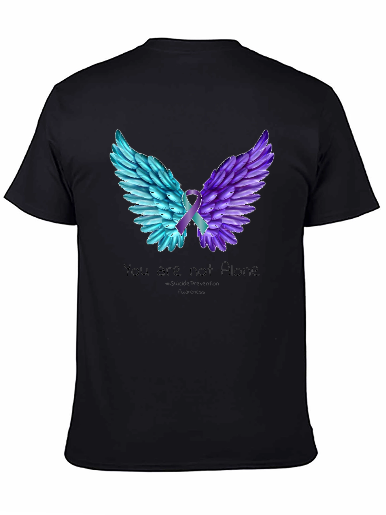 You Are Not Alone Wings T-Shirt