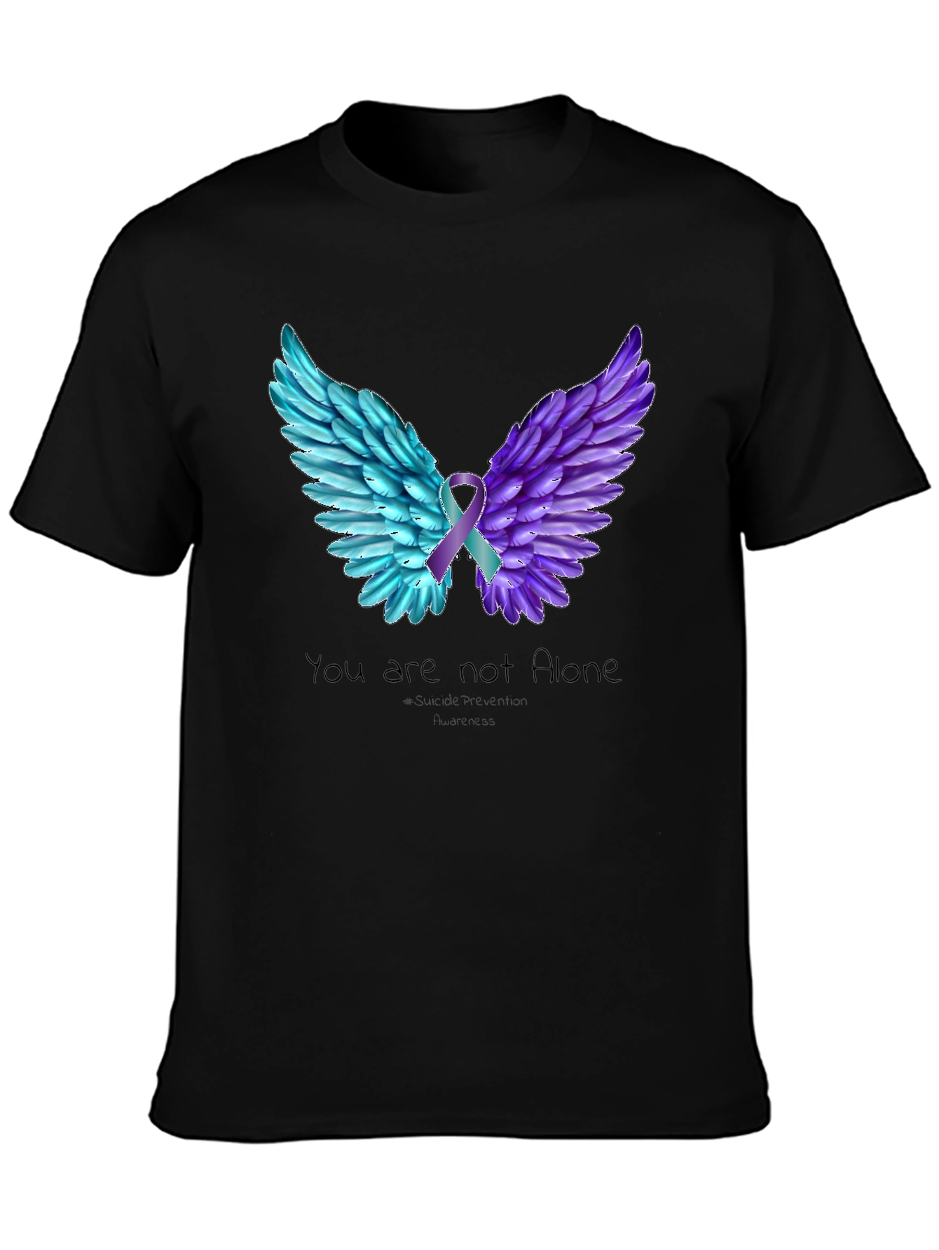 You Are Not Alone Wings T-Shirt