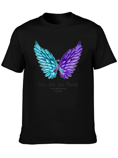 You Are Not Alone Wings T-Shirt
