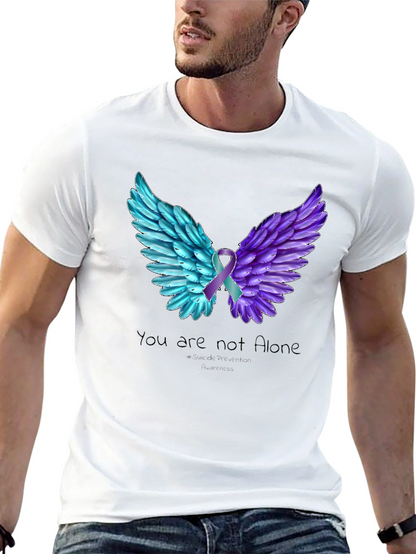 You Are Not Alone Wings T-Shirt