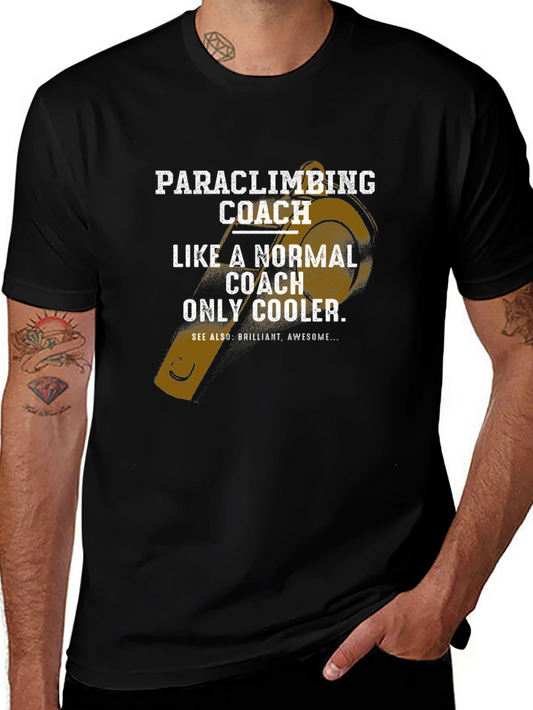 Paraclimbing Coach T-Shirt - Cool and Awesome!