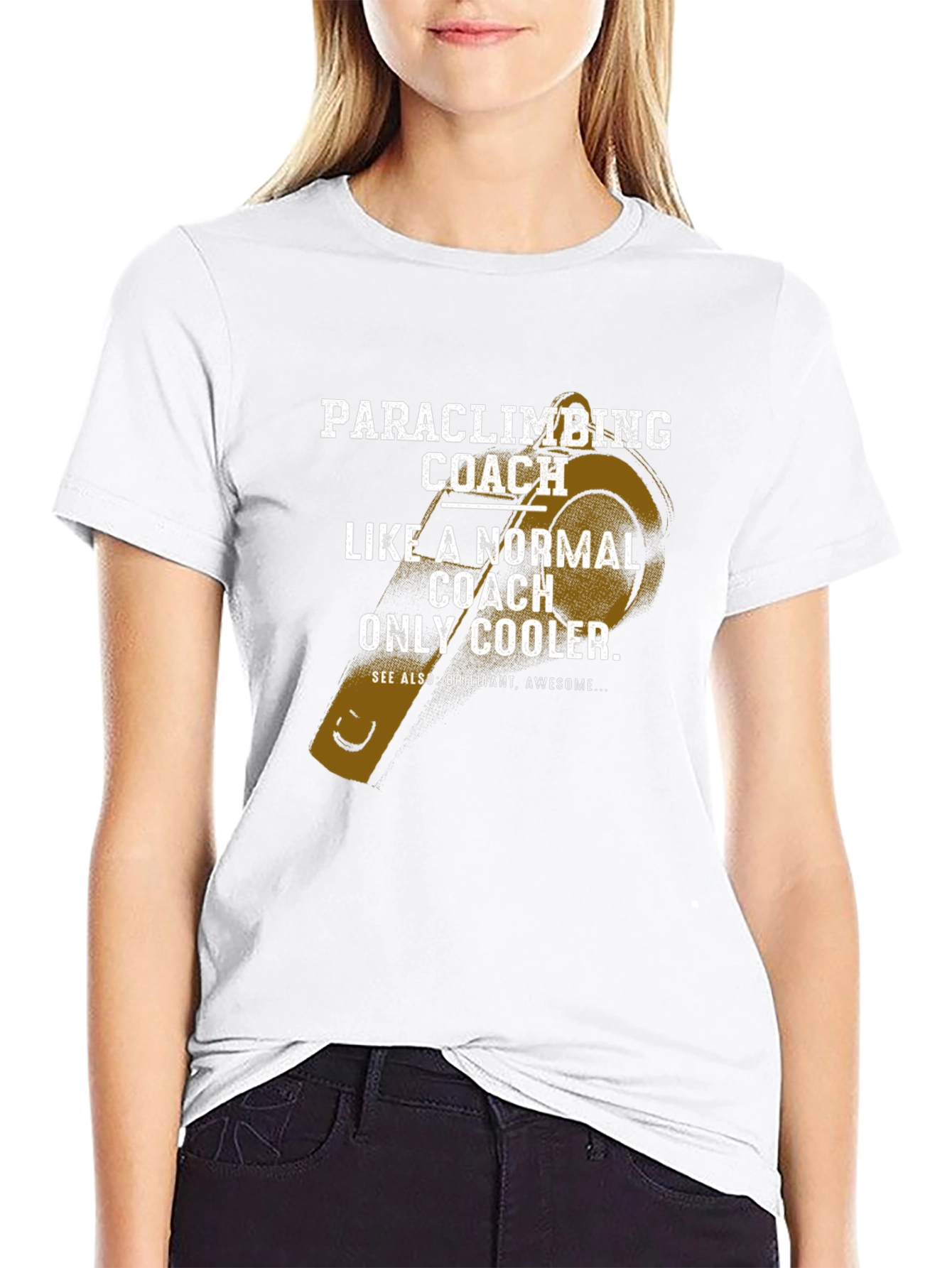 Paraclimbing Coach T-Shirt - Cool and Awesome!