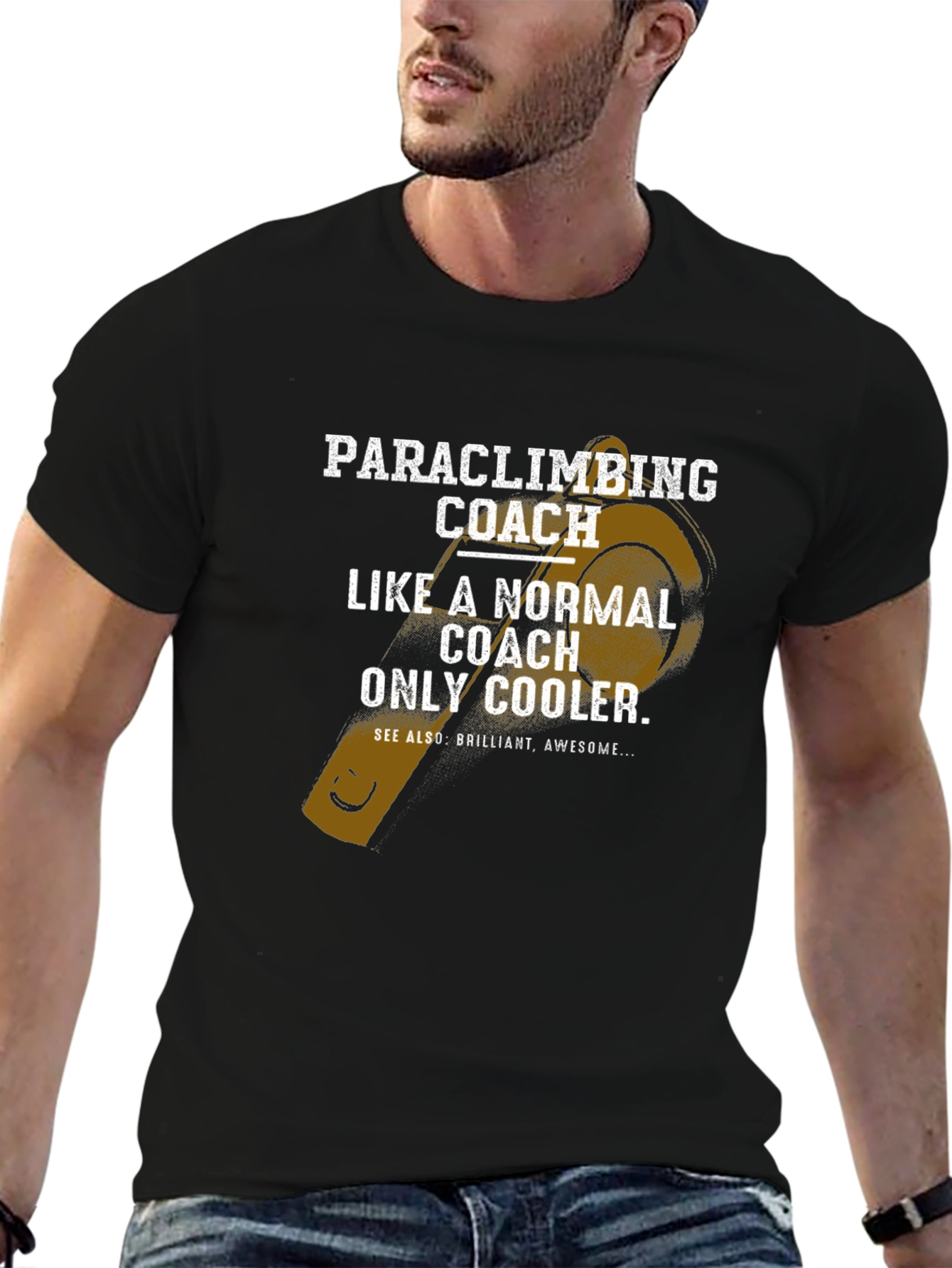 Paraclimbing Coach T-Shirt - Cool and Awesome!