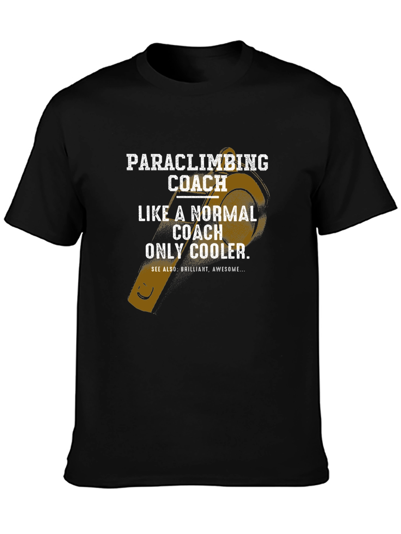Paraclimbing Coach T-Shirt - Cool and Awesome!