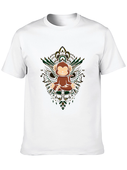 Zen Monkey T-Shirt - Meditating Ape Tee