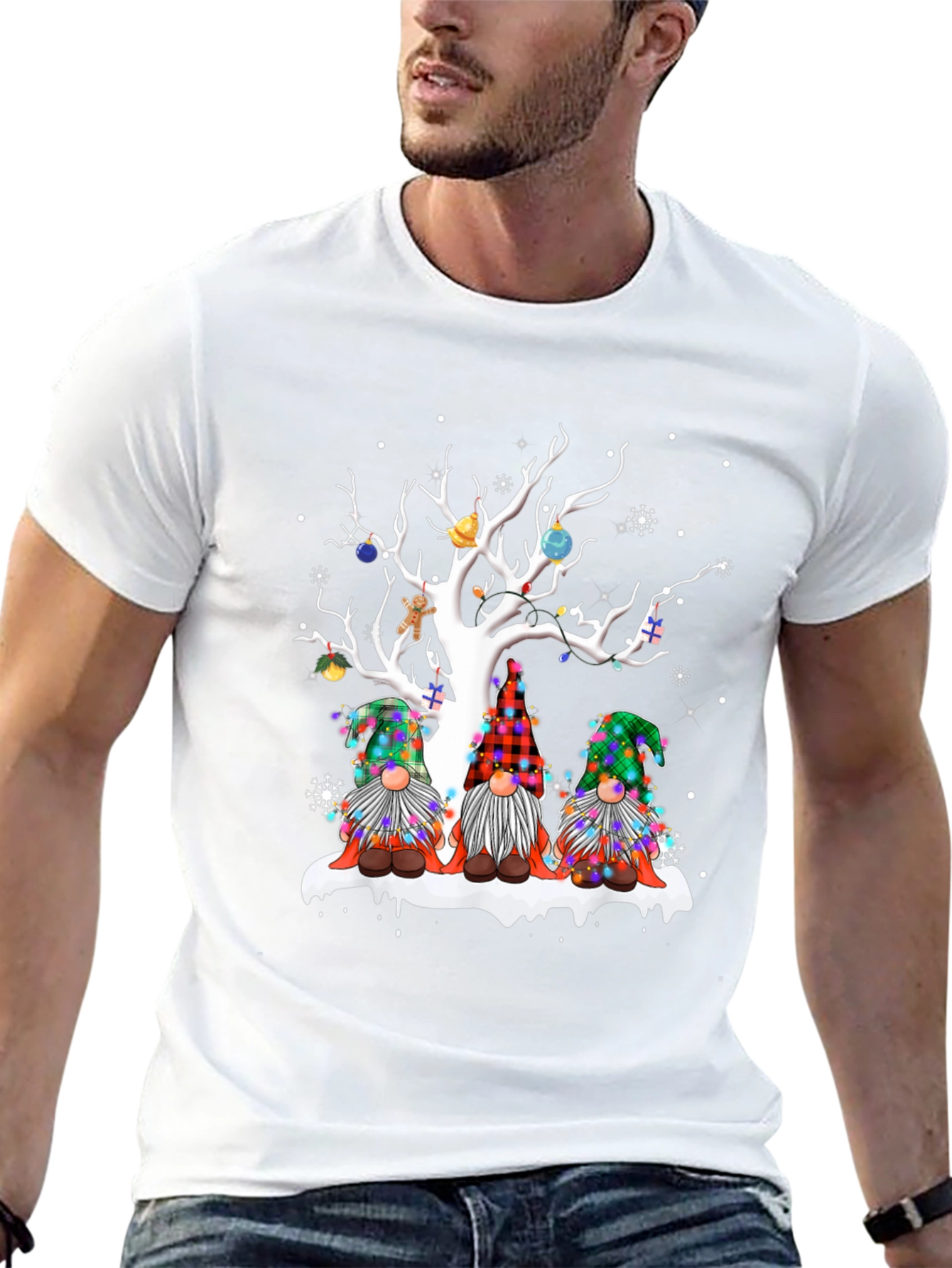 Festive Gnome Christmas T-Shirt
