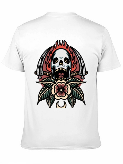 Skull & Sword Graphic Tee - Edgy Streetwear