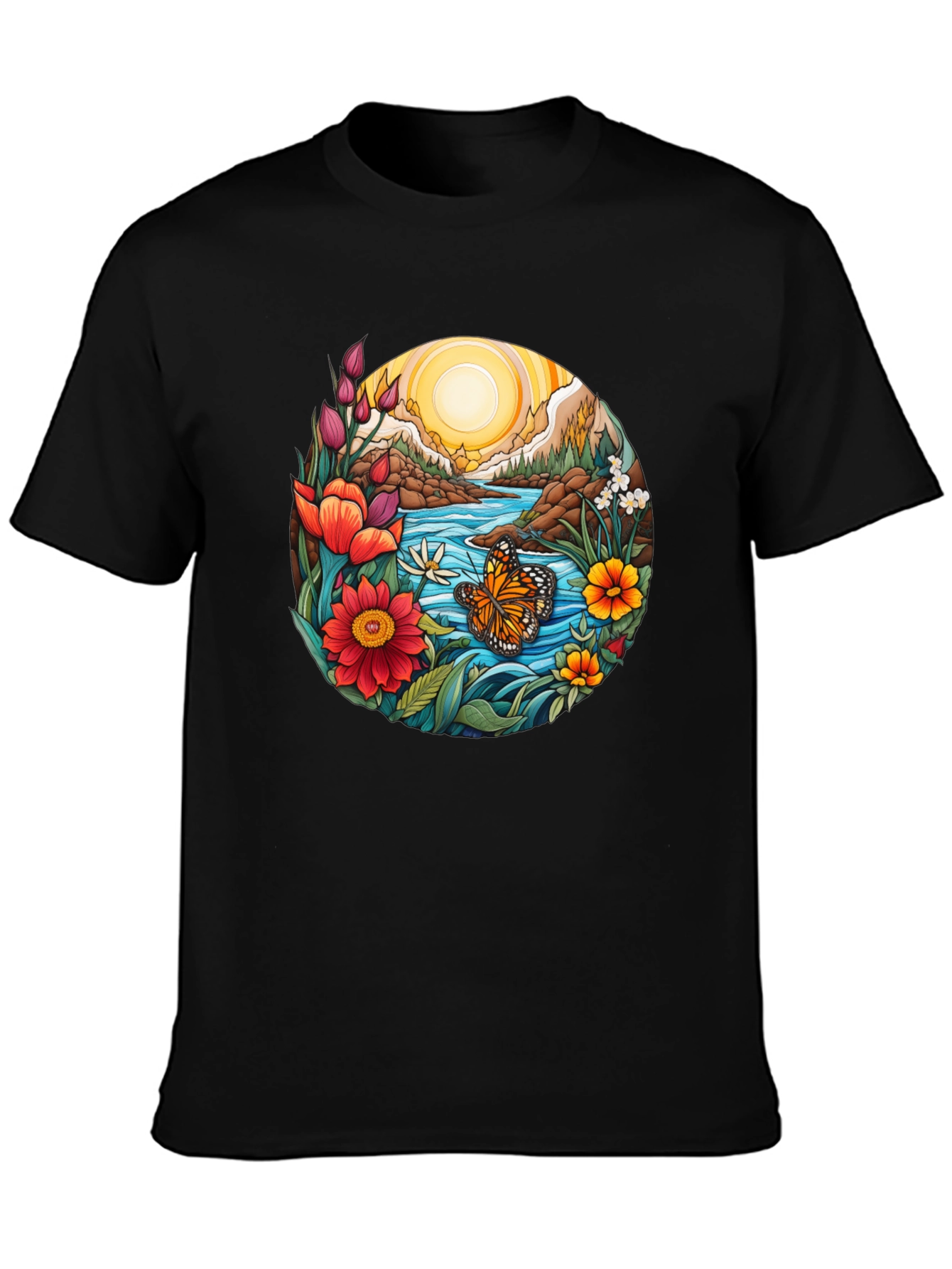 Nature Inspired Graphic T-Shirt