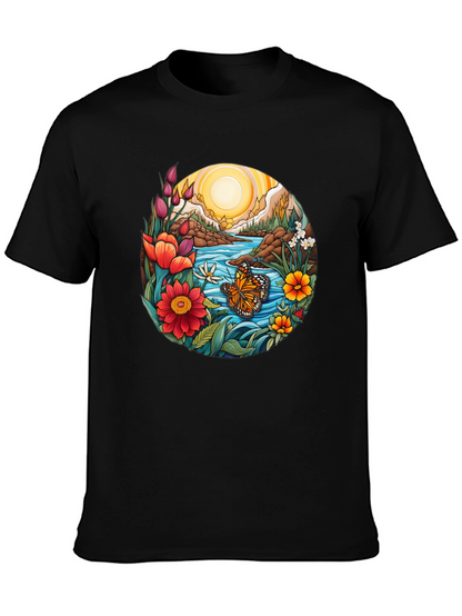 Nature Inspired Graphic T-Shirt