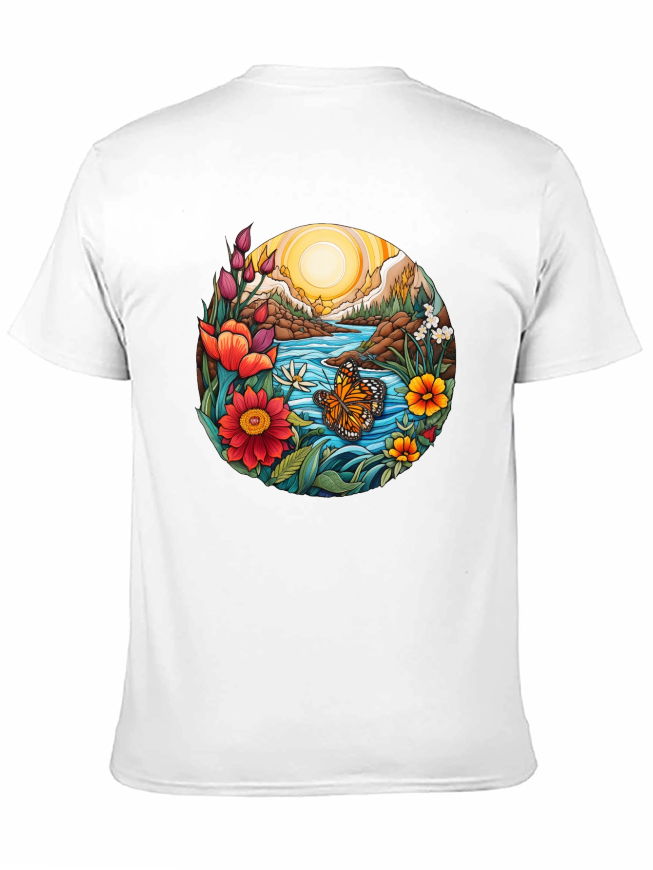 Nature Inspired Graphic T-Shirt