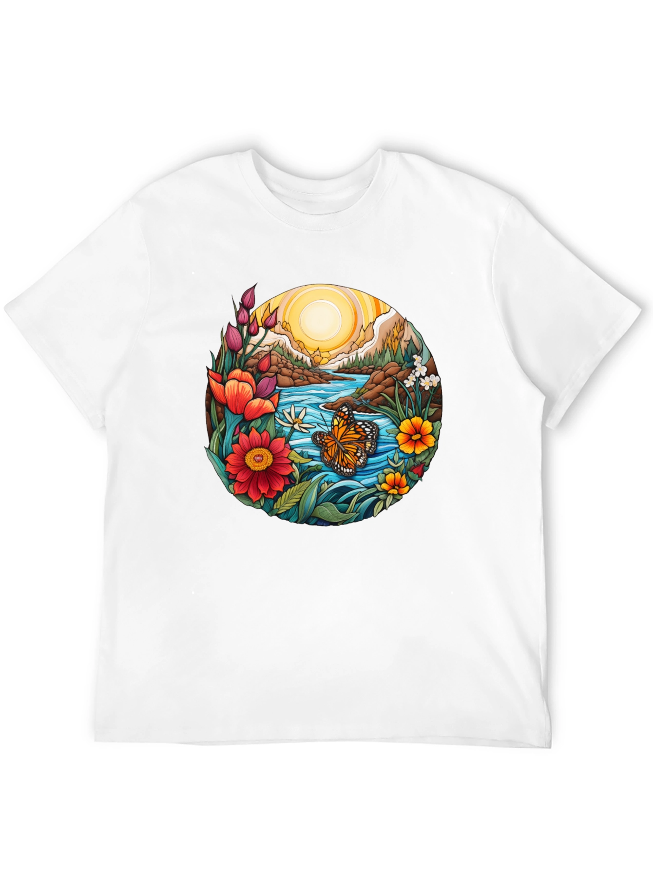 Nature Inspired Graphic T-Shirt