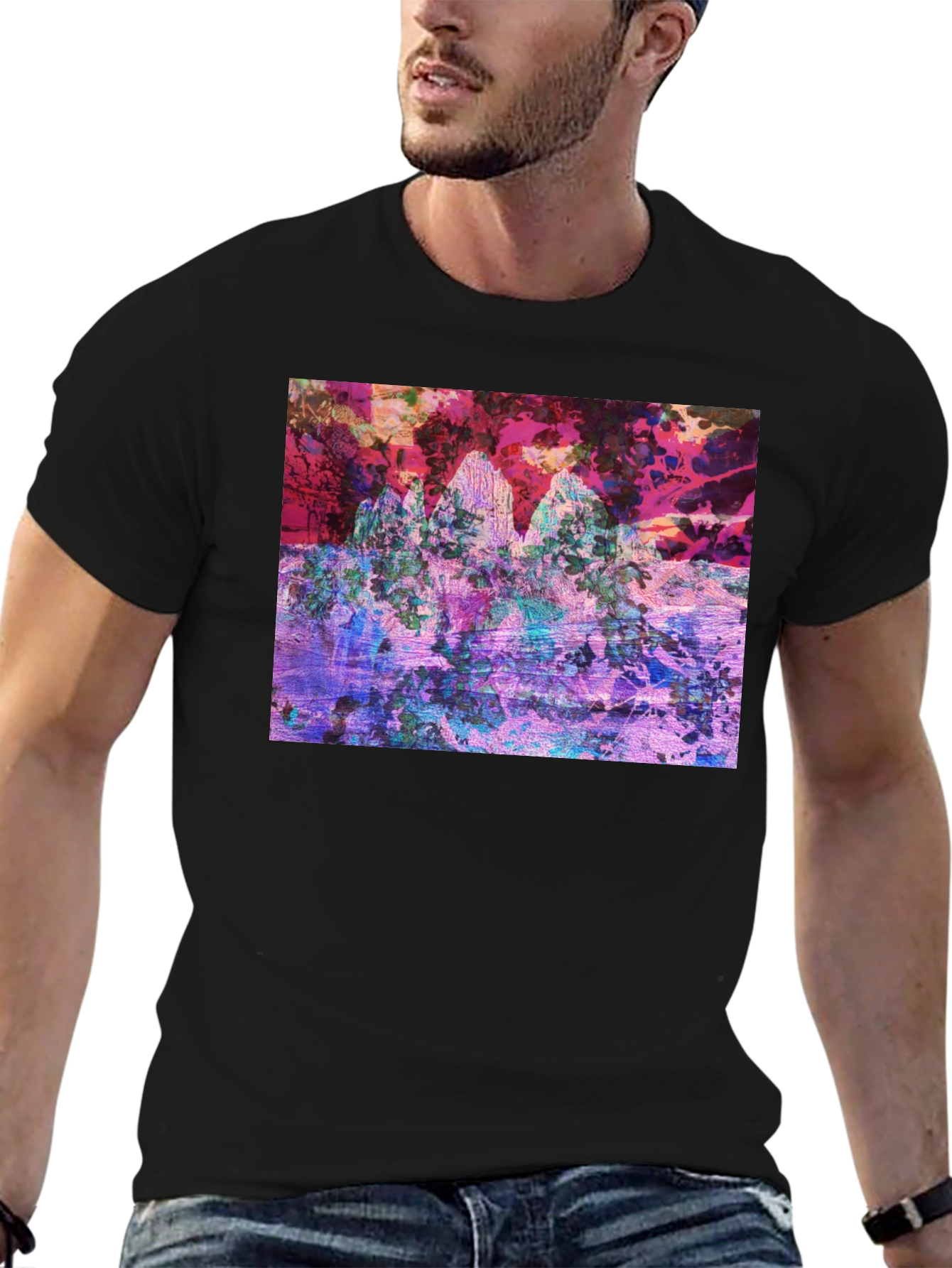 Abstract Mountain T-Shirt