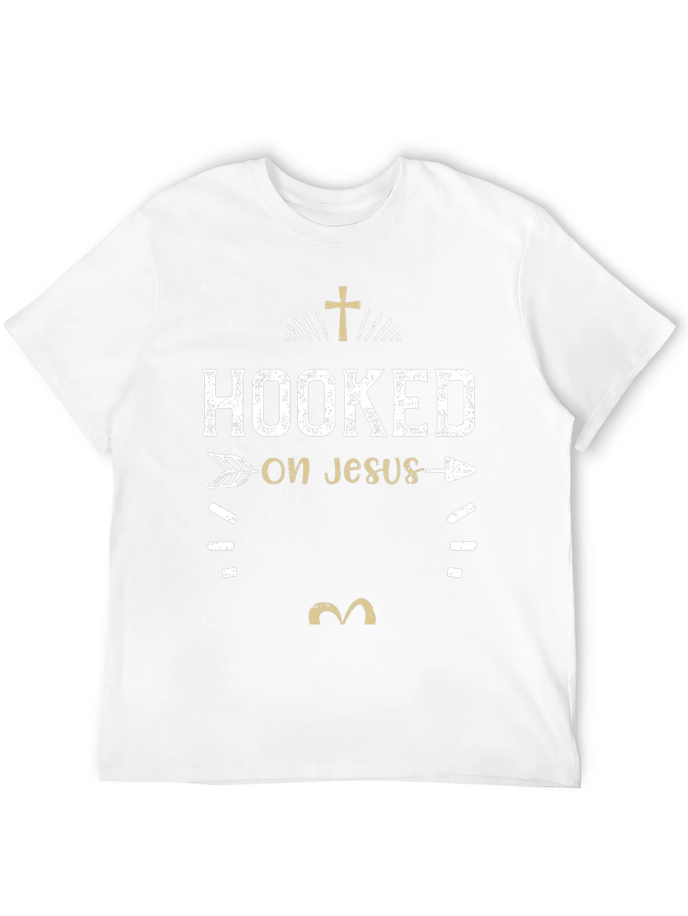 Hooked on Jesus Graphic Tee - Christian Apparel