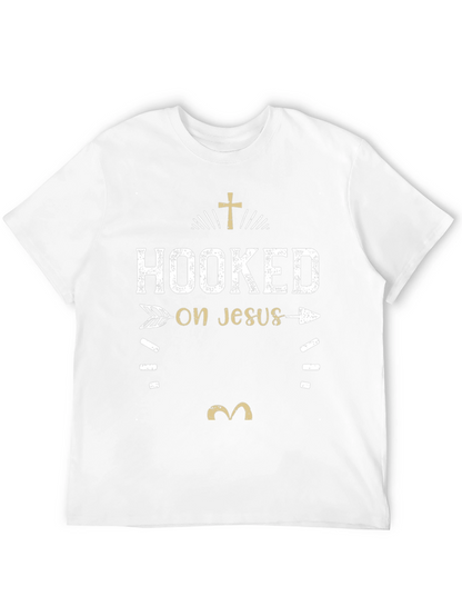 Hooked on Jesus Graphic Tee - Christian Apparel