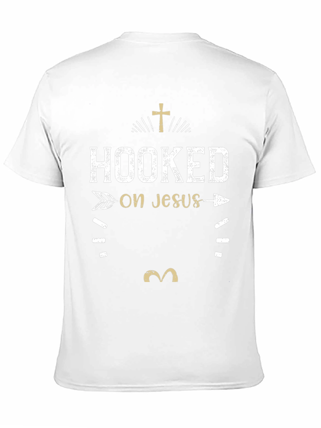 Hooked on Jesus Graphic Tee - Christian Apparel