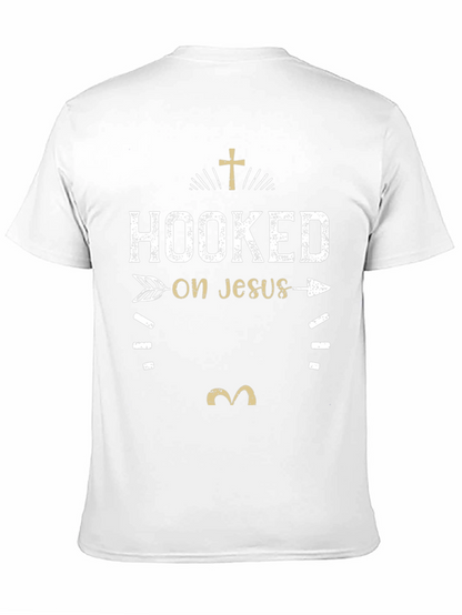 Hooked on Jesus Graphic Tee - Christian Apparel