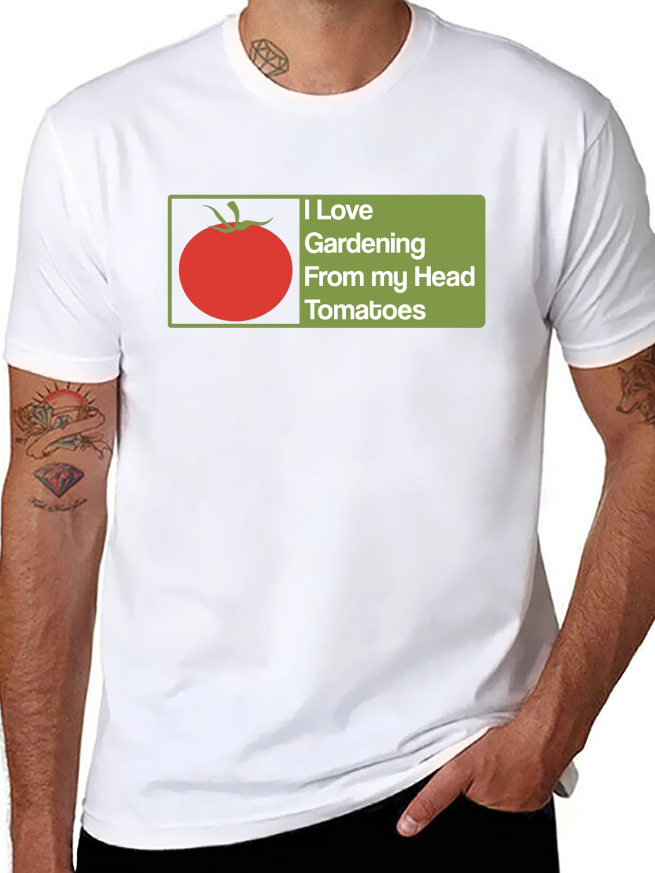 Gardening Tomato Head T-Shirt
