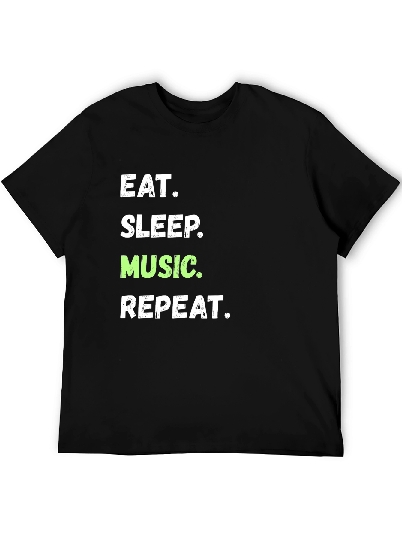 Eat Sleep Music Repeat Graphic Tee