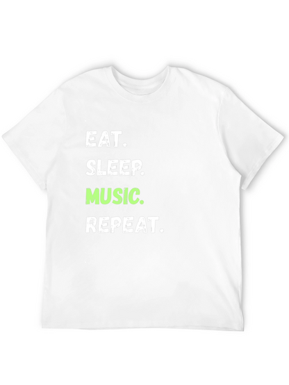 Eat Sleep Music Repeat Graphic Tee
