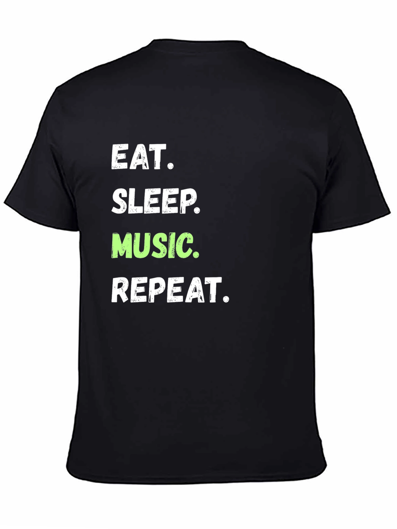 Eat Sleep Music Repeat Graphic Tee