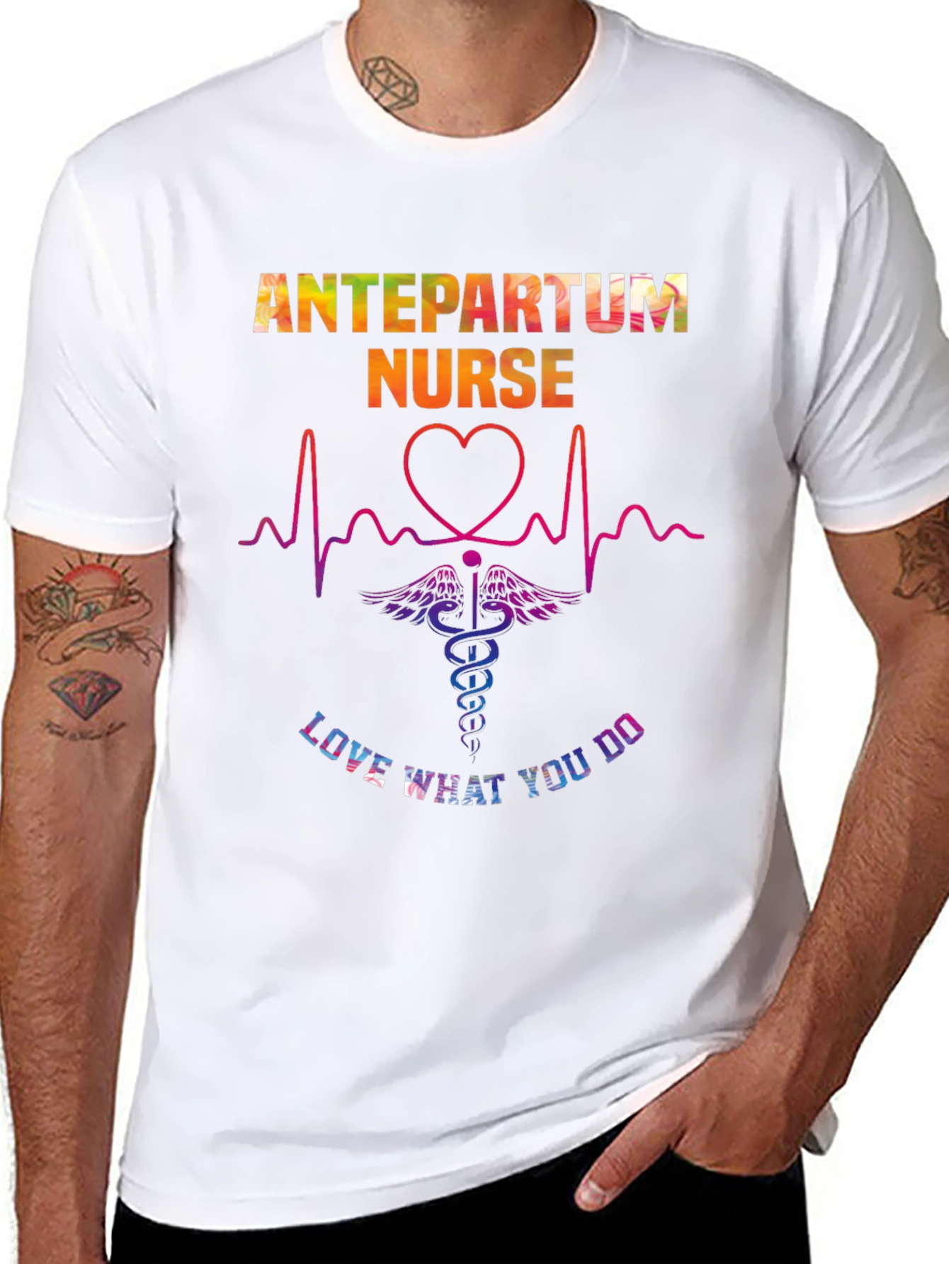 Antepartum Nurse T-Shirt - Love What You Do!