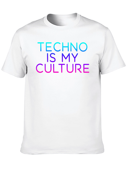 Techno Is My Culture Black T-Shirt