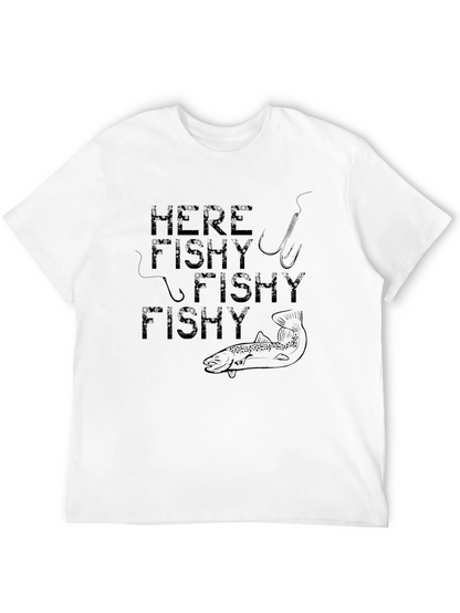 Here Fishy Fishy Fishy Graphic Tee