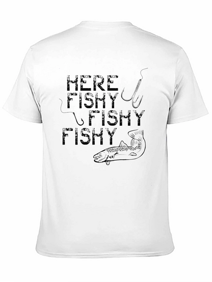 Here Fishy Fishy Fishy Graphic Tee
