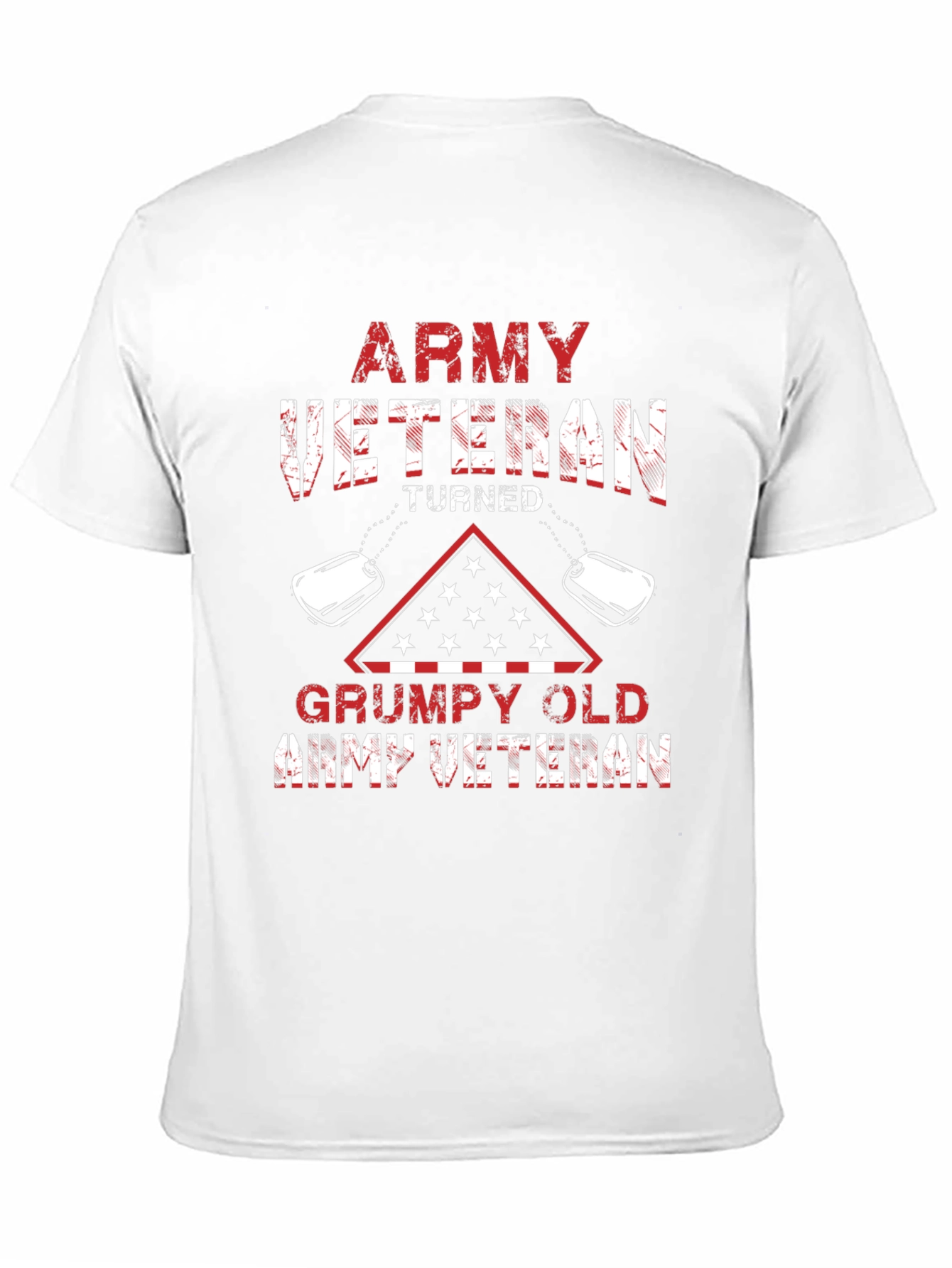 Army Veteran Turned Grumpy Old Army Veteran T-Shirt