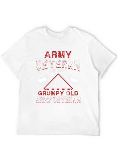 Army Veteran Turned Grumpy Old Army Veteran T-Shirt