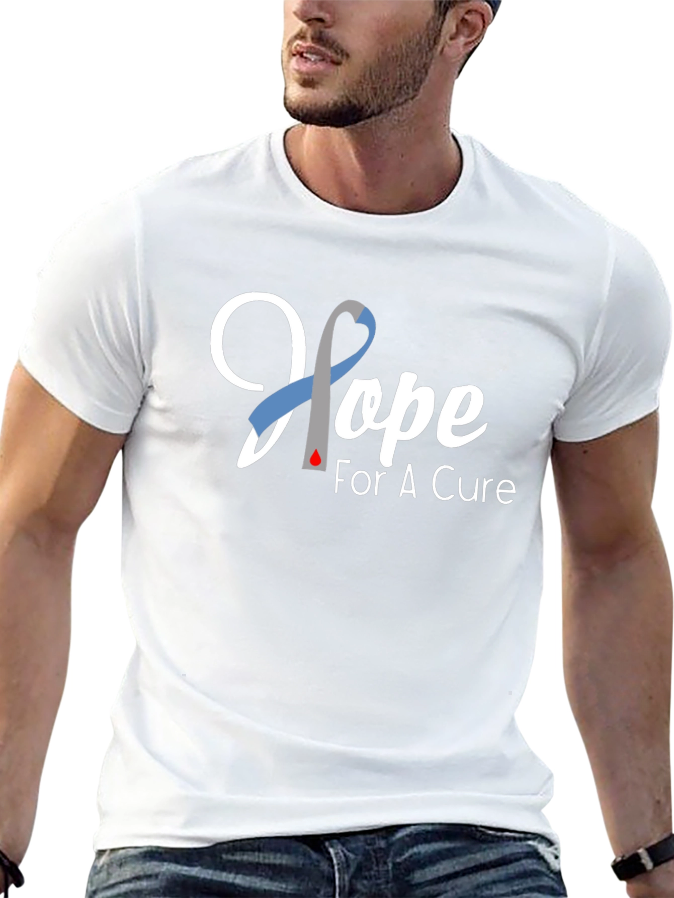 Hope for a Cure T-Shirt - Diabetes Awareness