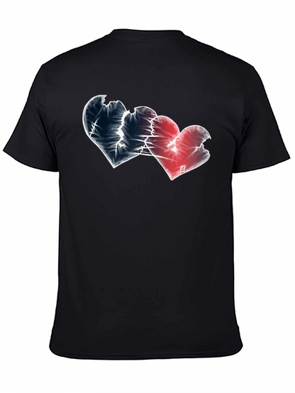 Broken Hearts Graphic Tee - Black