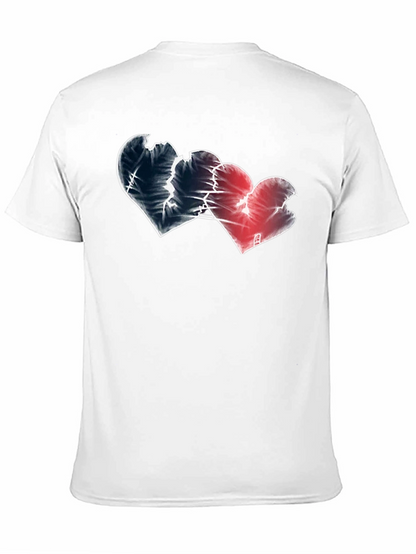 Broken Hearts Graphic Tee - Black