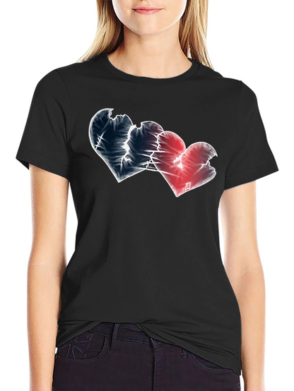 Broken Hearts Graphic Tee - Black