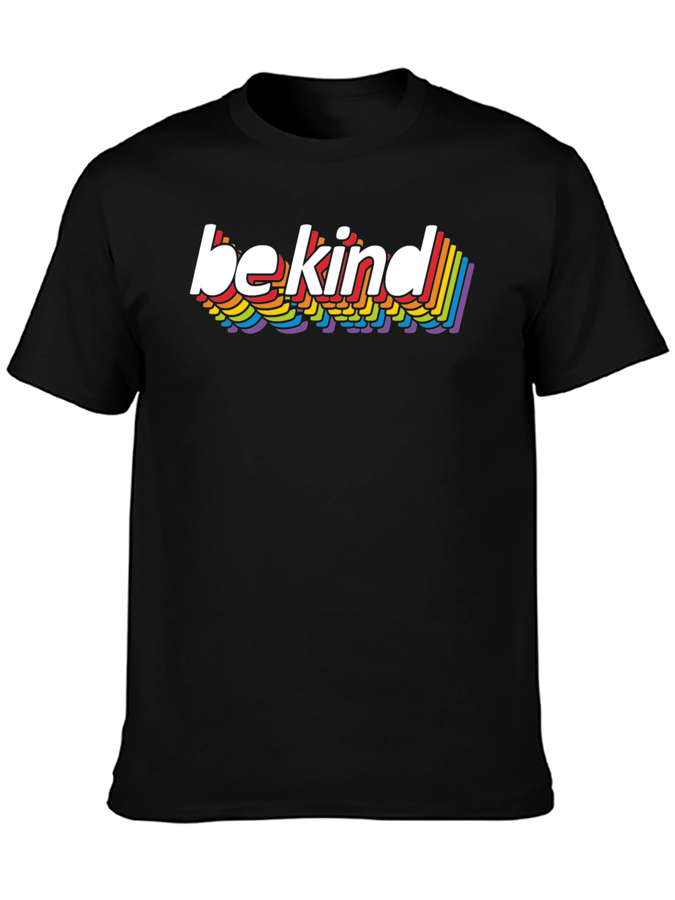 Be Kind Rainbow T-Shirt - Stylish Casual Tee