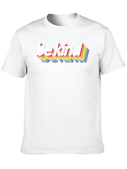 Be Kind Rainbow T-Shirt - Stylish Casual Tee