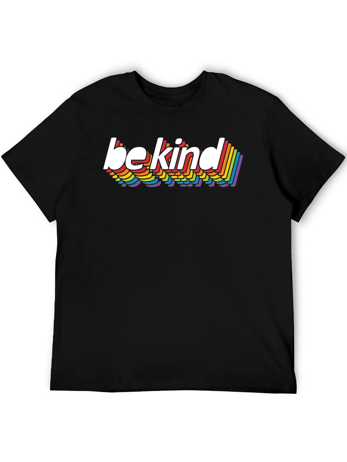 Be Kind Rainbow T-Shirt - Stylish Casual Tee