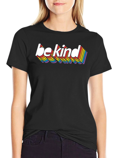 Be Kind Rainbow T-Shirt - Stylish Casual Tee