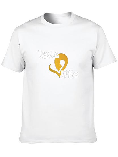Love Life Graphic Tee - Black Short Sleeve