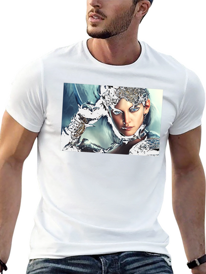 Warrior Woman Graphic Black T-Shirt