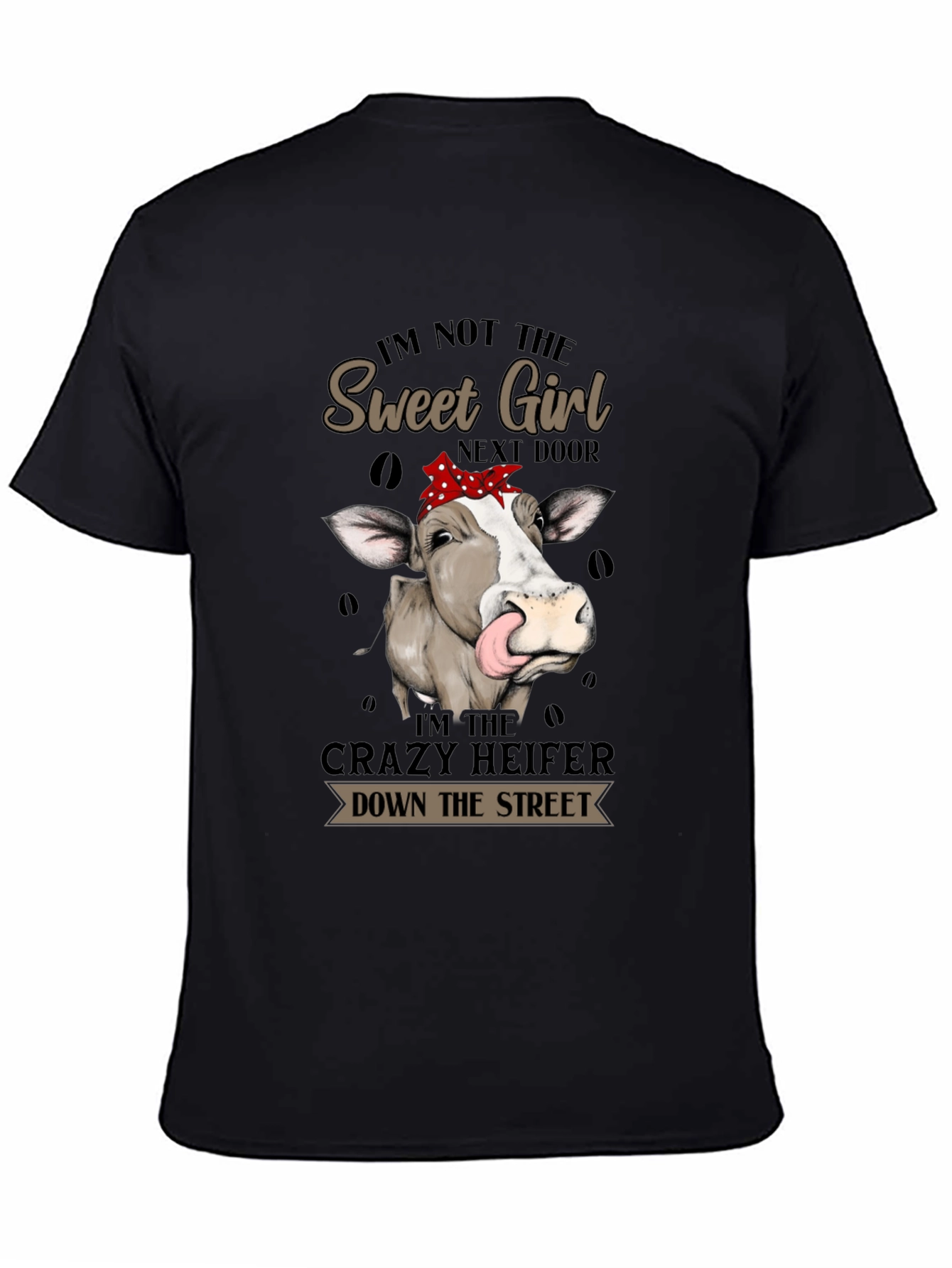 Crazy Heifer Graphic Tee - Funny Cow Shirt