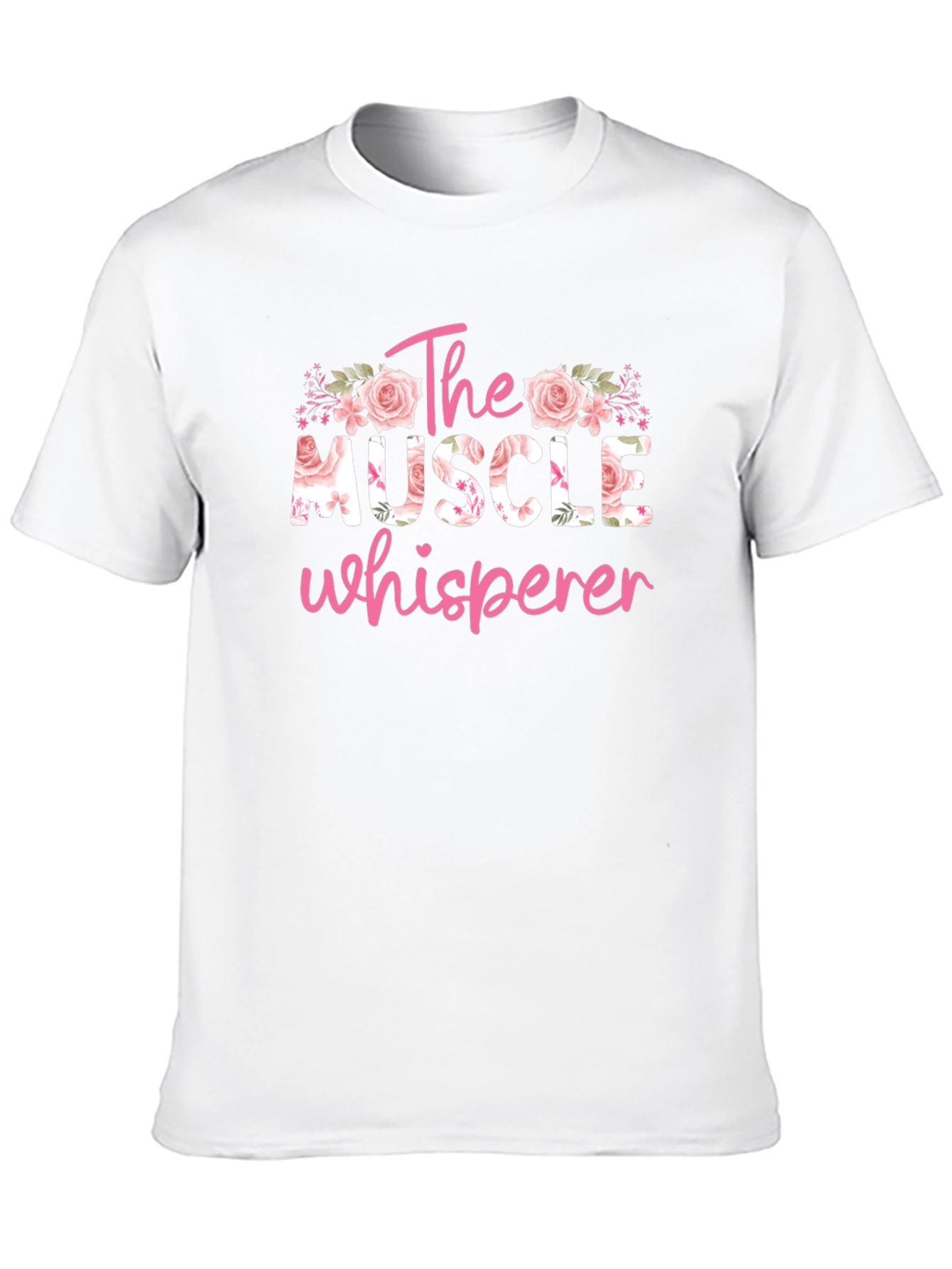 The Muscle Whisperer Floral T-Shirt - Black