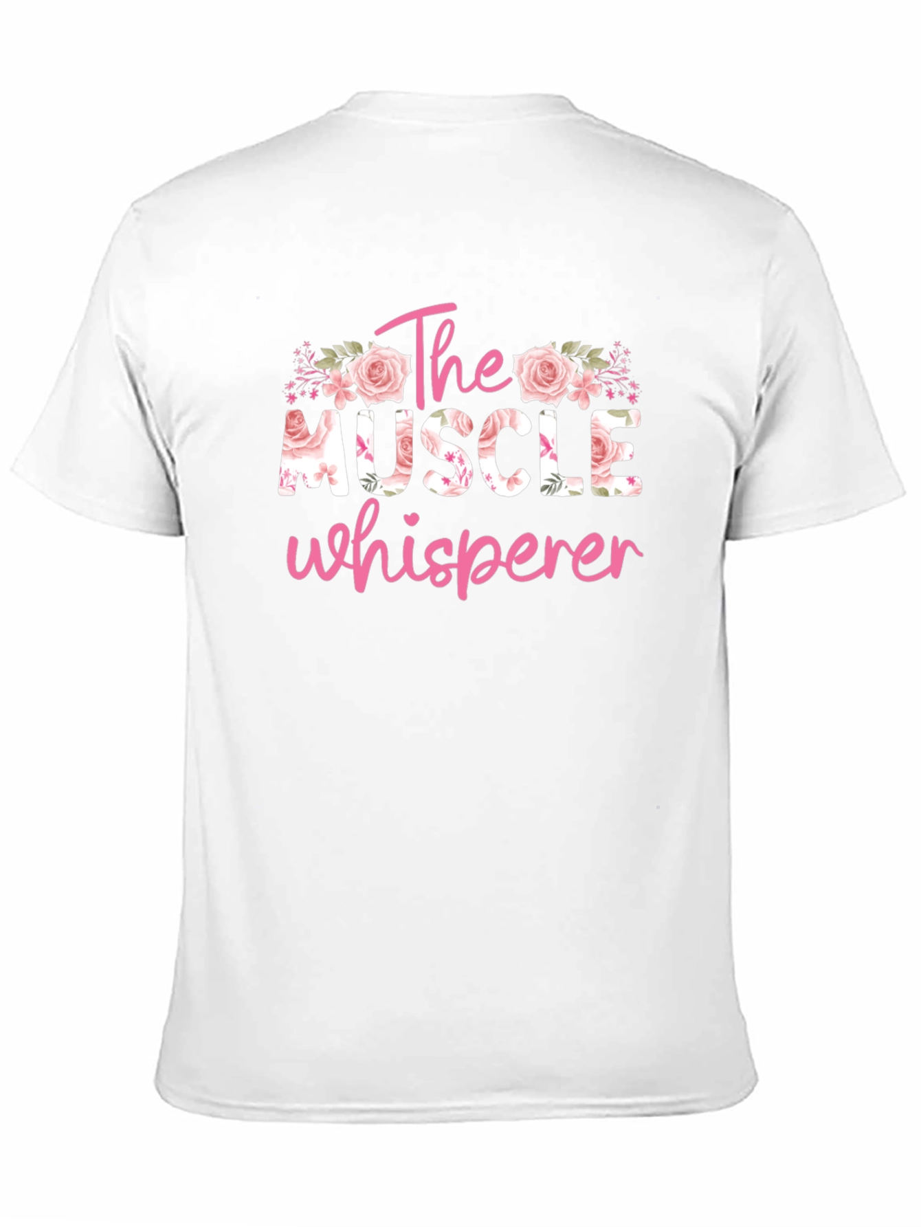 The Muscle Whisperer Floral T-Shirt - Black