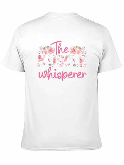The Muscle Whisperer Floral T-Shirt - Black