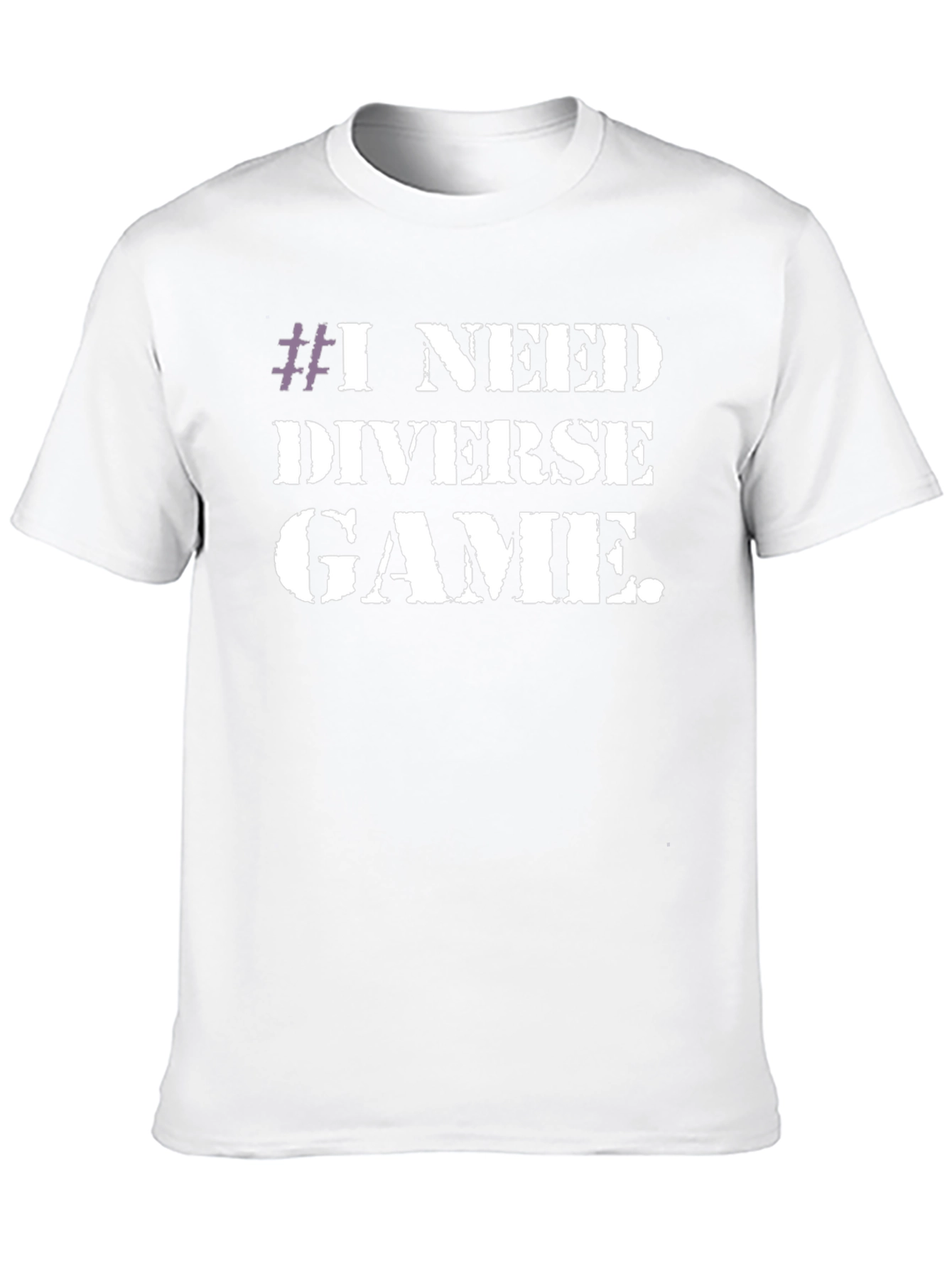 I Need Diverse Game T-Shirt - Black Graphic Tee