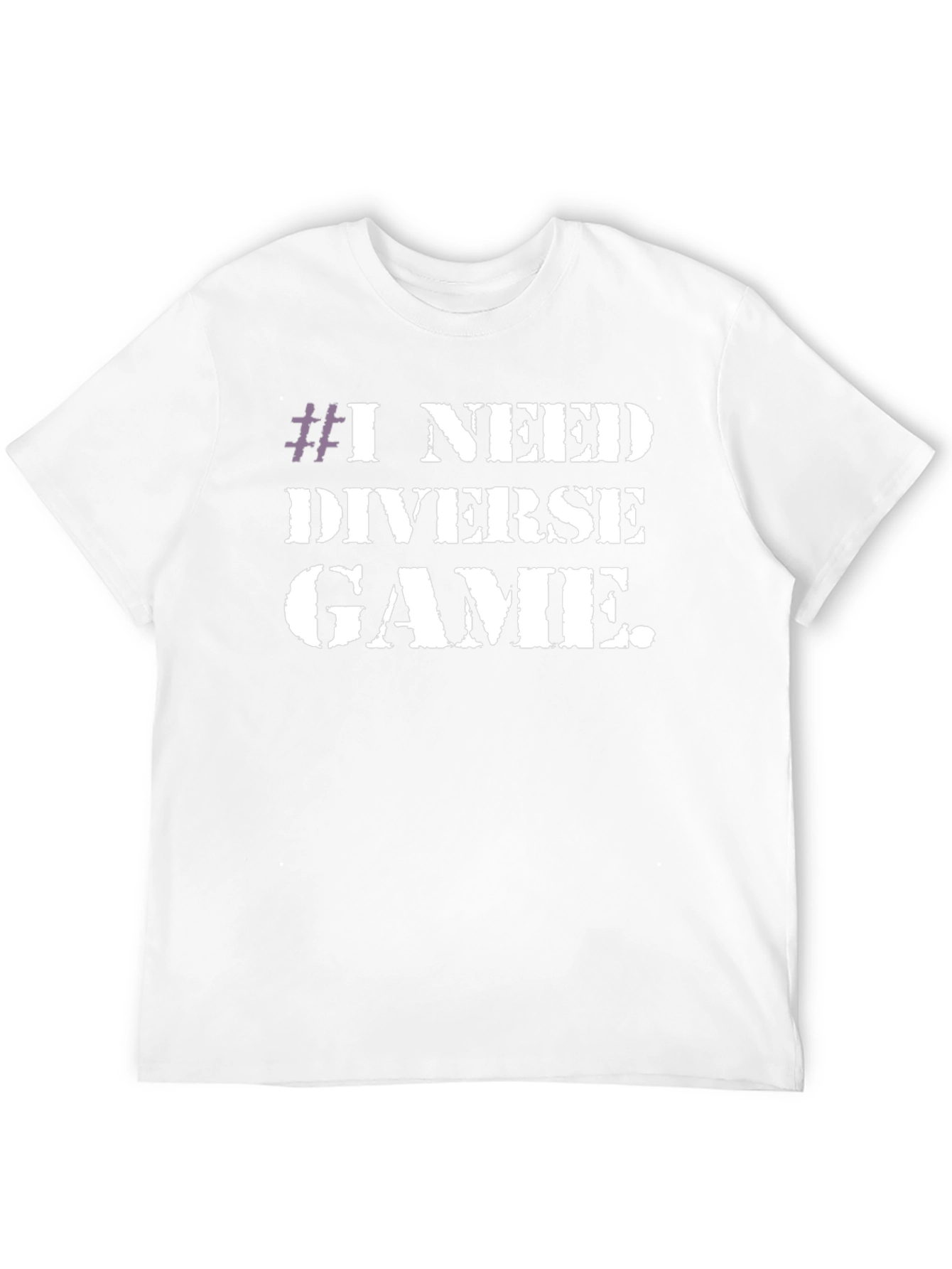 I Need Diverse Game T-Shirt - Black Graphic Tee