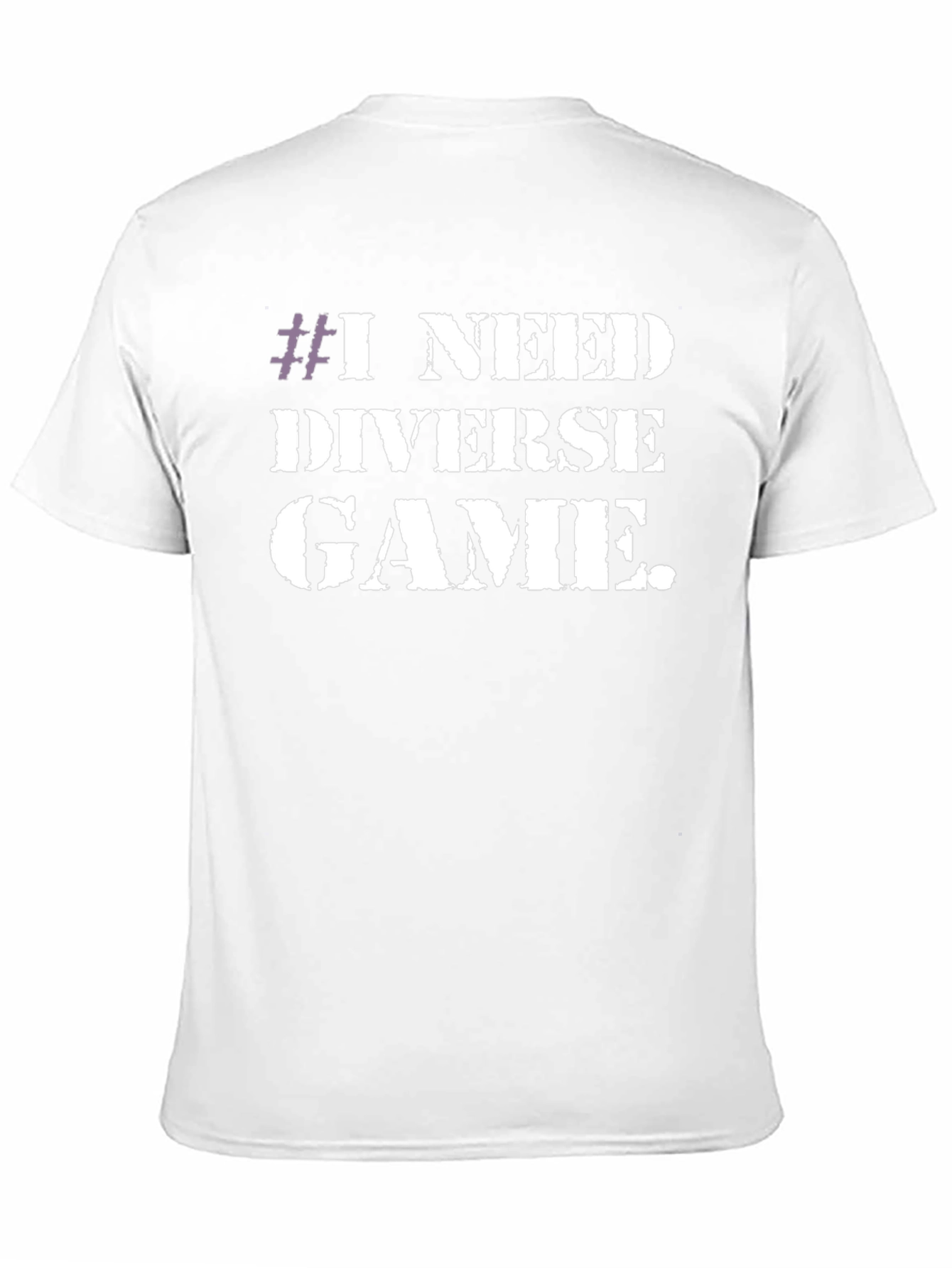I Need Diverse Game T-Shirt - Black Graphic Tee