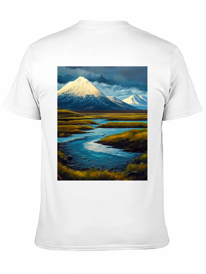 Mountain River Landscape Tee