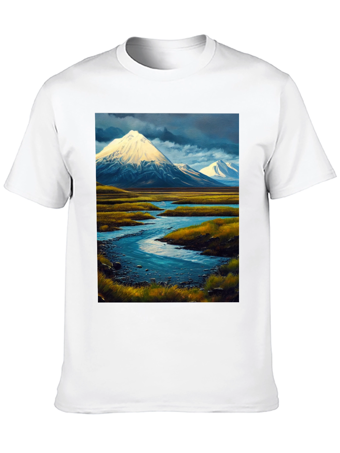 Mountain River Landscape Tee