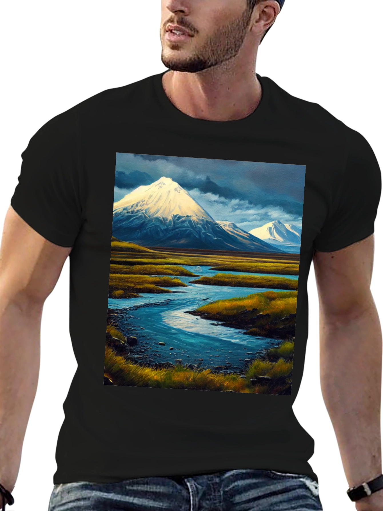 Mountain River Landscape Tee
